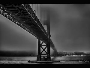 Golden Gate Into the Fog